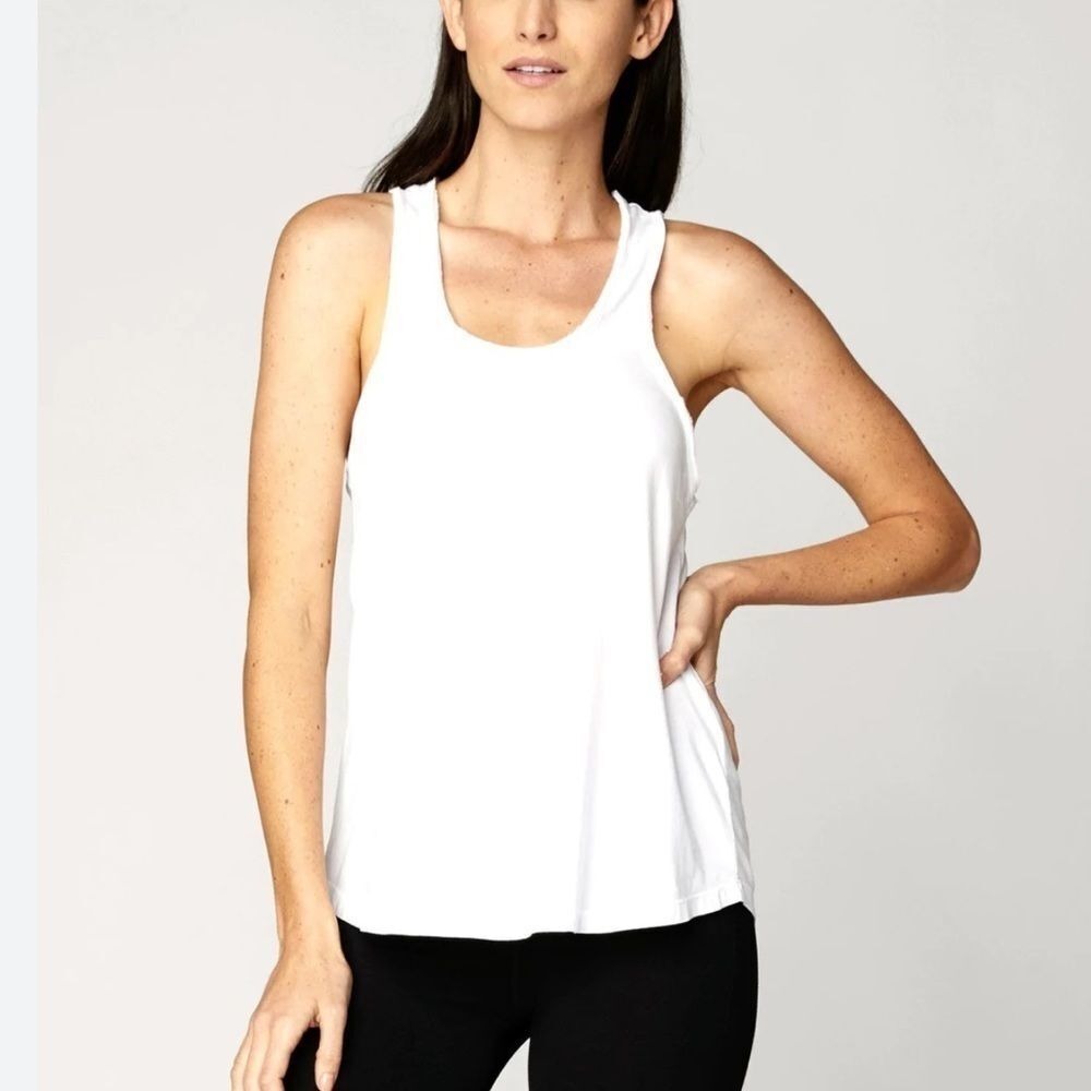 NWT Threads 4‎ thought white namaste tank top size S